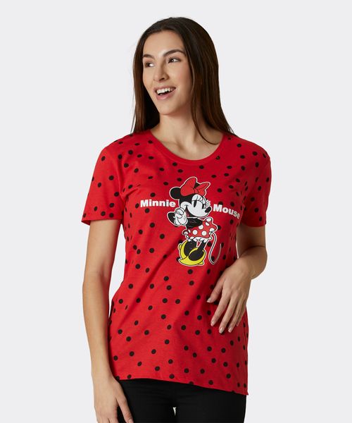 Playera de Licencia Mickey Mouse de  Dama