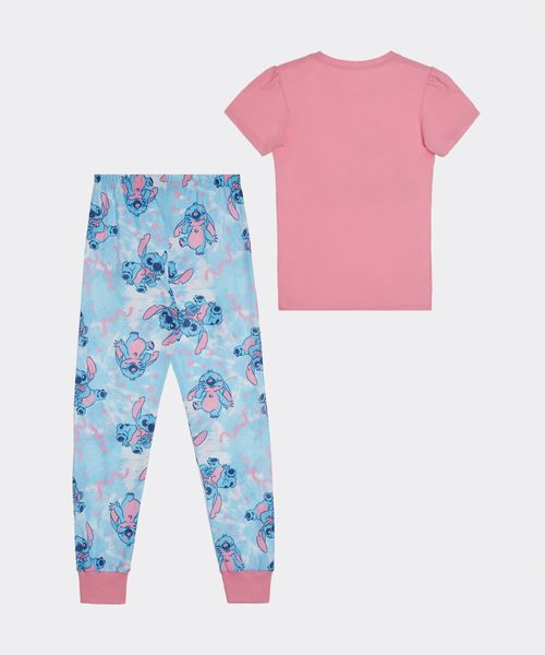 Set Pijama Pantalón y Playera Stitch de  Niña Infantil