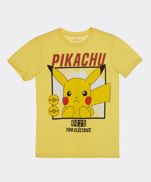 Playera de Licencia Pokemon de  Niño Juvenil