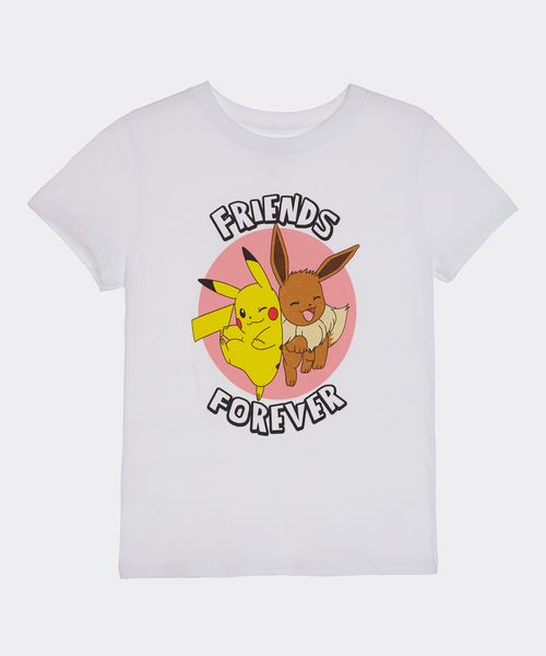 Playera de Licencia Pokemon de  Niña Infantil