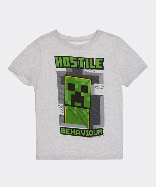 Playera de Licencia Minecraft de  Niño Infantil