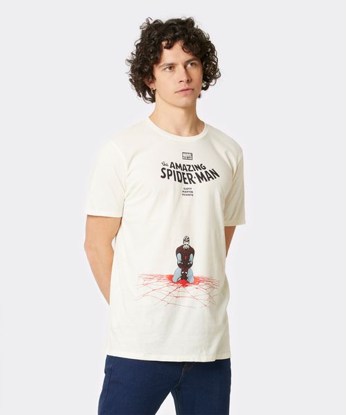 Playera de Licencia Spiderman de  Caballero