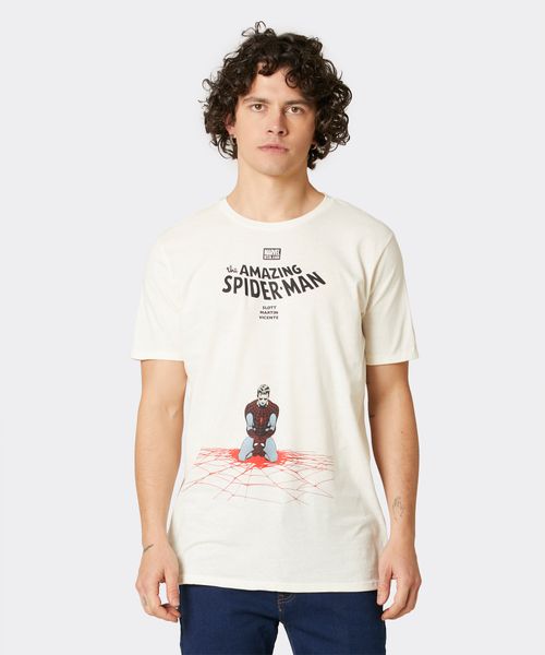 Playera de Licencia Spiderman de  Caballero