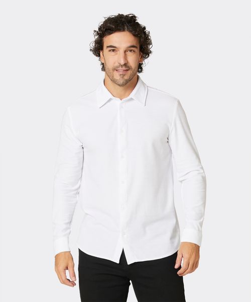 Camisa Manga Larga  de  Caballero