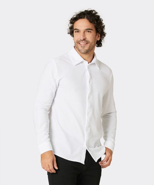 Camisa Manga Larga  de  Caballero