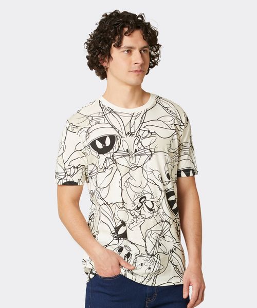 Playera de Licencia Looney Tunes de  Caballero