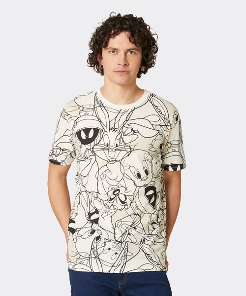 Playera de Licencia Looney Tunes de  Caballero