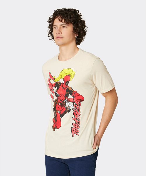 Playera de Licencia Deadpool de  Caballero