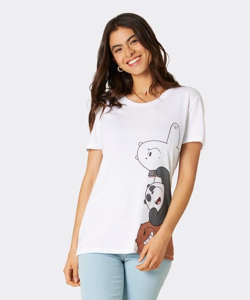 Playera de Licencia We Bare Bears de  Dama