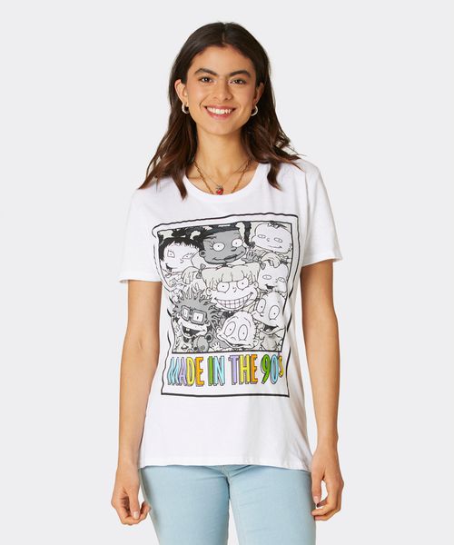 Playera de Licencia Nickelodeon de  Dama