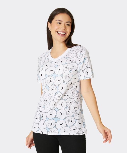 Playera de Licencia We Bare Bears de  Dama