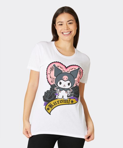 Playera de Licencia Kuromi de  Dama