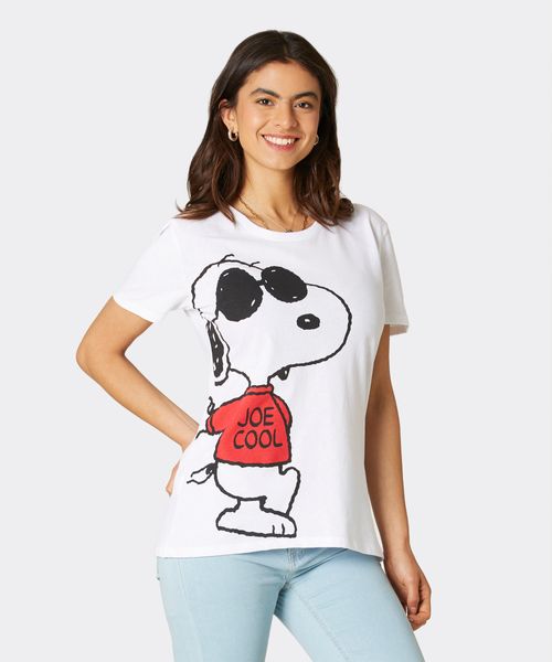 Playera de Licencia Snoopy de  Dama