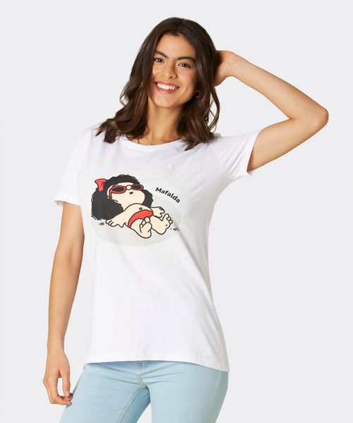 Playera de Licencia Mafalda de  Dama