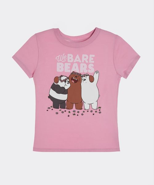 Playera de Licencia We Bare Bears de  Niña Infantil