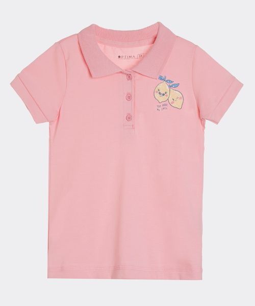 Playera Polo Manga Corta  de  Beba Años