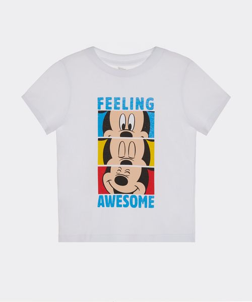 Playera de Licencia Mickey Mouse de  Bebo Años