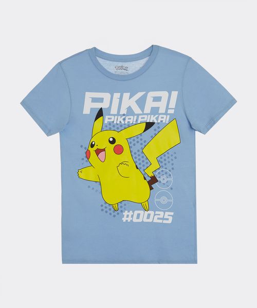 Playera de Licencia Pokemon de  Niño Juvenil