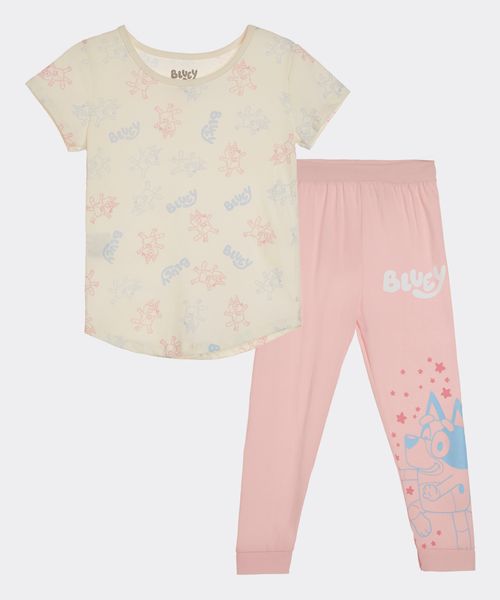 Set Pijama Pantalón y Playera Bluey de  Beba Años