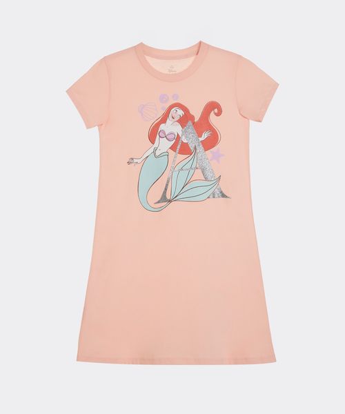 Camisón Manga Corta Princesas de  Niña Infantil