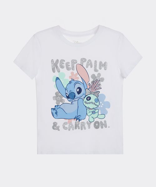 Playera de Licencia Stitch de  Niña Infantil