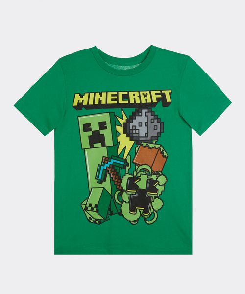 Playera de Licencia Minecraft de  Niño Juvenil