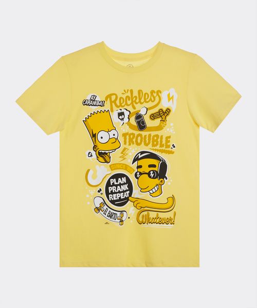 Playera de Licencia Simpsons de  Niño Juvenil