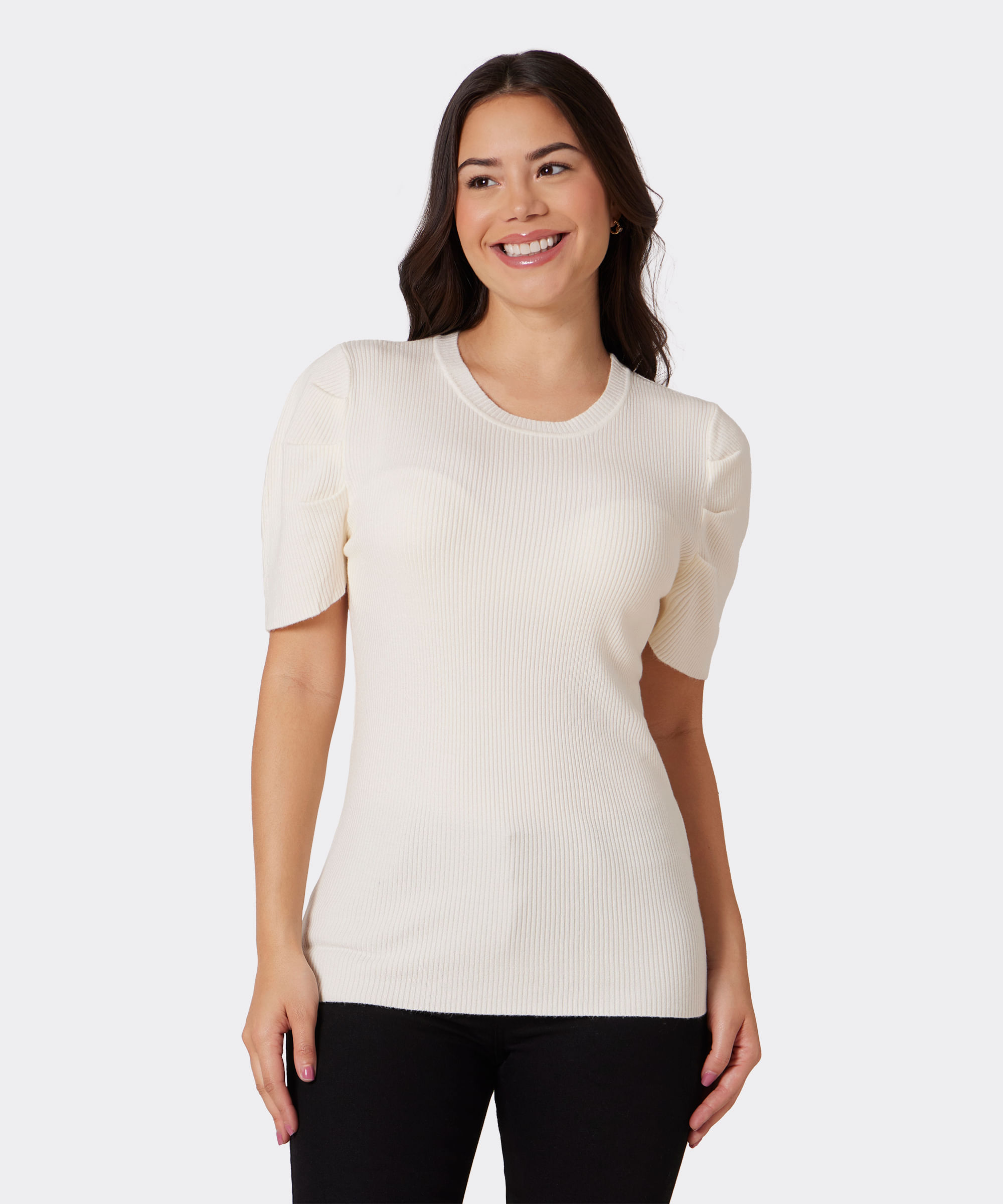 Suéter Manga Corta de Dama Optima