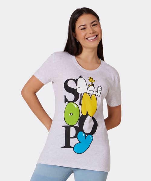 Playera de Licencia Snoopy de  Dama