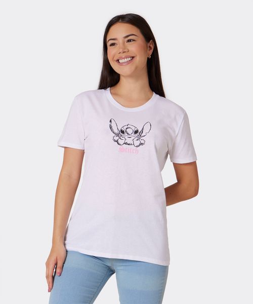 Playera de Licencia Stitch de  Dama