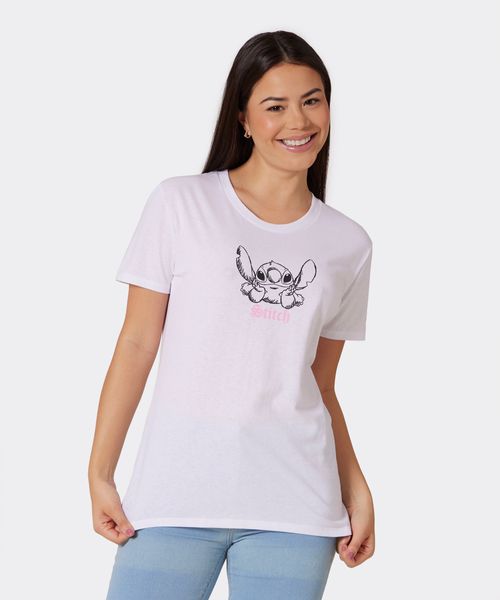 Playera de Licencia Stitch de  Dama