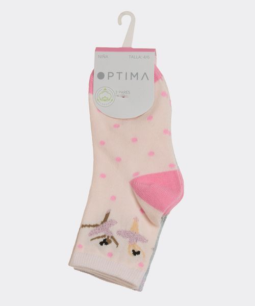 Calceta Pack  de  Niña Infantil