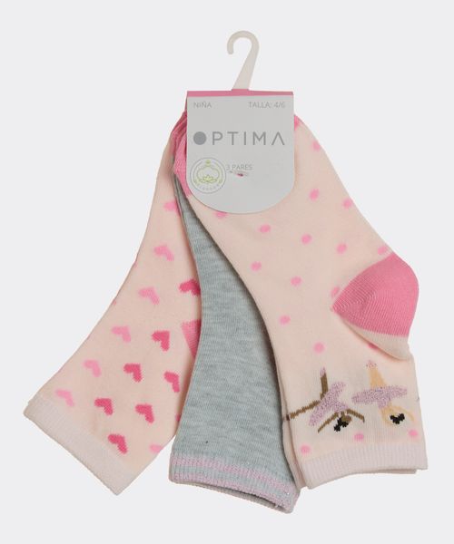 Calceta Pack  de  Niña Infantil