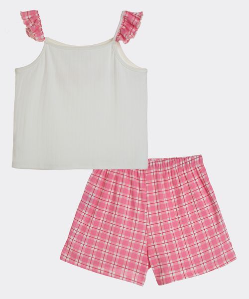 Set Pijama Short y Playera  de  Niña Juvenil