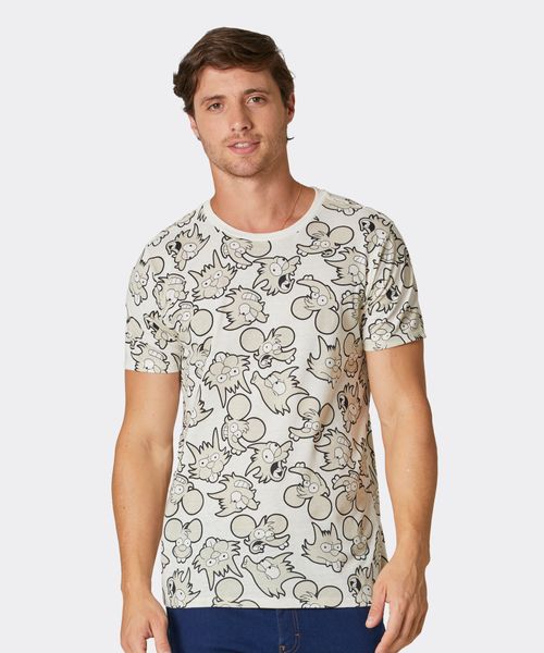 Playera de Licencia Simpsons de  Caballero