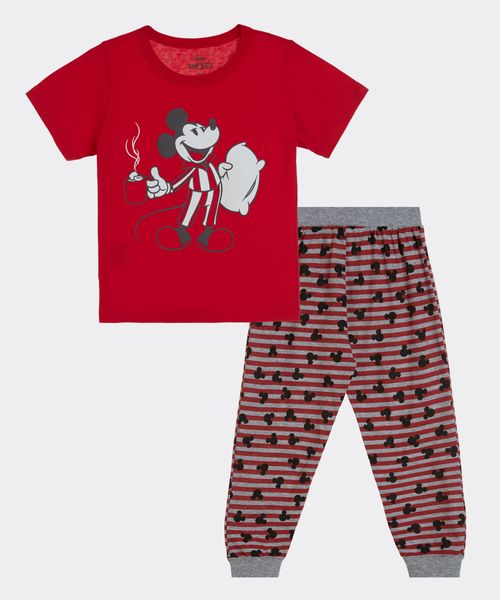 Set Pijama Pantalón y Playera Mickey Mouse de  Bebo Años