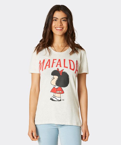 Playera de Licencia Mafalda de  Dama