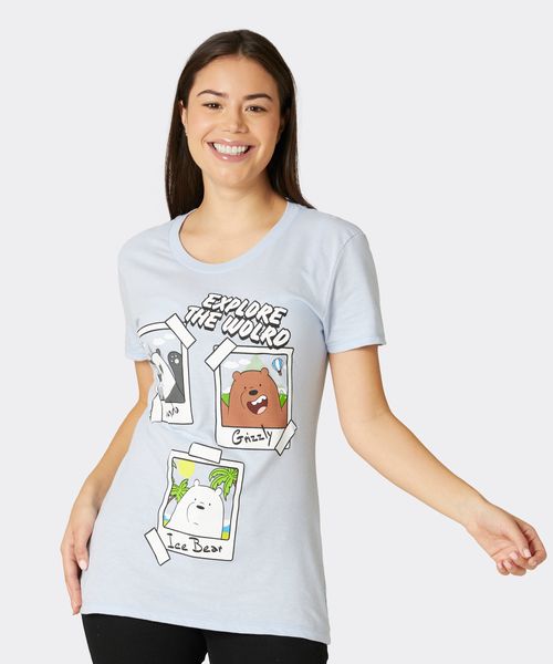 Playera de Licencia We Bare Bears de  Dama