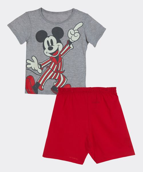Set Pijama Short y Playera Mickey Mouse de  Bebo Años