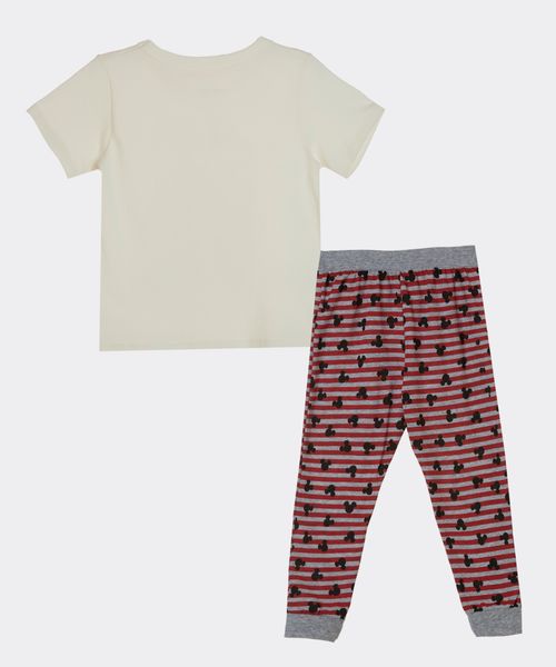 Set Pijama Pantalón y Playera Mickey Mouse de  Bebo Años