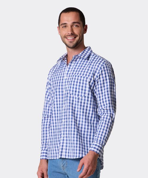Camisa Manga Larga  de  Caballero
