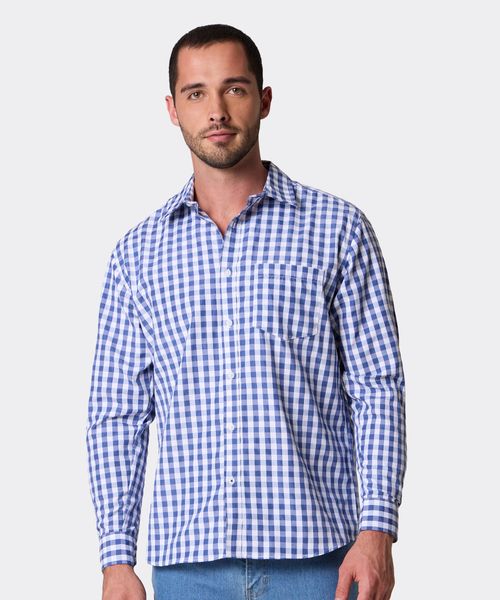 Camisa Manga Larga  de  Caballero