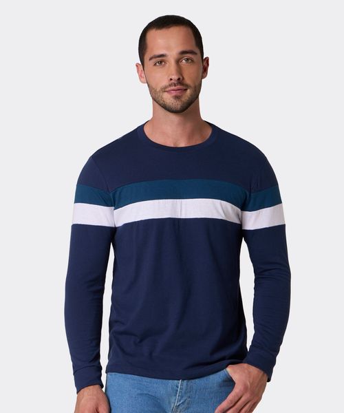 Playera Manga Larga  de  Caballero