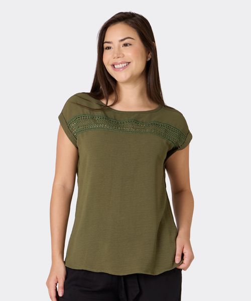 Blusa Manga Corta  de  Dama