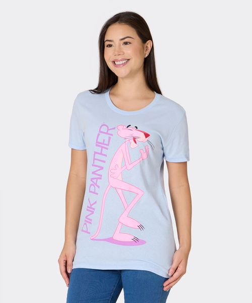 Playera de Licencia Pink Panter de  Dama