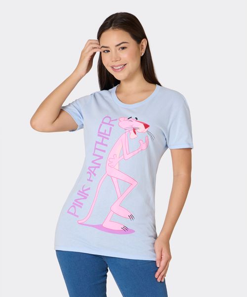 Playera de Licencia Pink Panter de  Dama