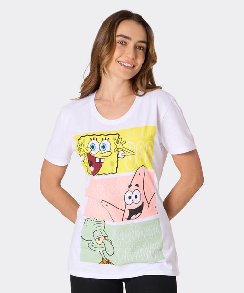 Playera de Licencia Bob Esponja de  Dama