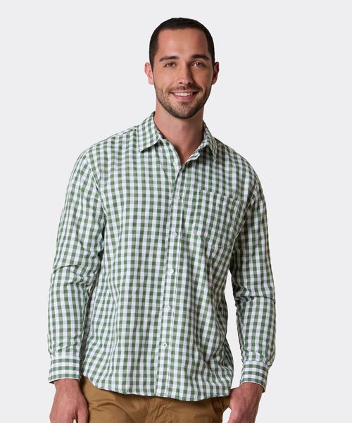 Camisa Manga Larga  de  Caballero