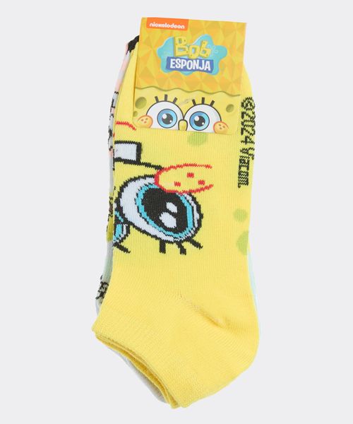 Calcetín Pack Bob Esponja de  Niño Infantil