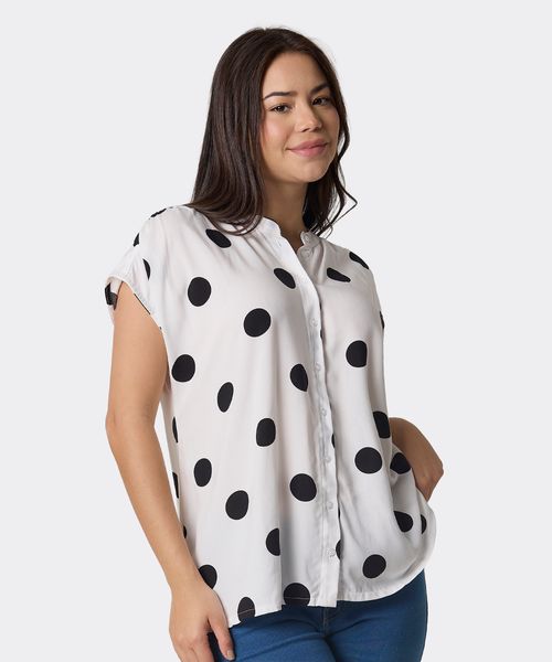Blusa Manga Corta  de  Dama